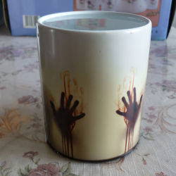 Tasse magique,walking dead thermoreactif mug,qui change de couleur avec la chaleur,zombie café tasses,amusant anniversaire,halloween cadeau