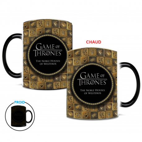 Mug magique Game Of Thrones Emblèmes des royaumes de Westeros