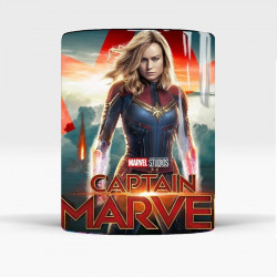 Mug thermoréactif Captain Marvel