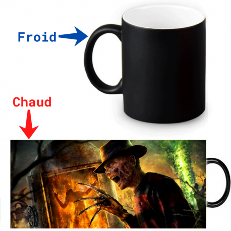Mug thermoreactif Freddy Krueger