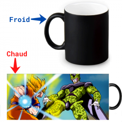 Mug qui change de couleur Goku versus Cell