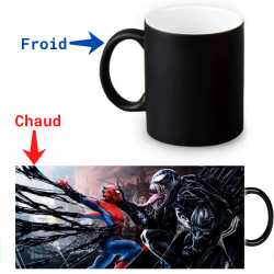 Mug thermoréactif Spiderman versus Venom