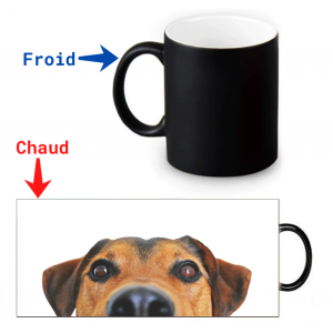 Mug thermoreactif chien 
