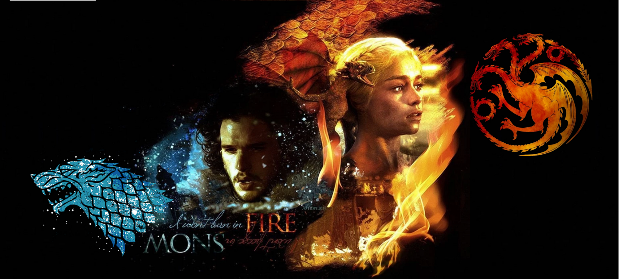 Mug thermoréactif Game Of Thrones Jon Snow et Daenerys Targaryen.png